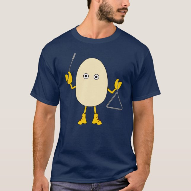 Camiseta de Ovo de Triângulo (Frente)