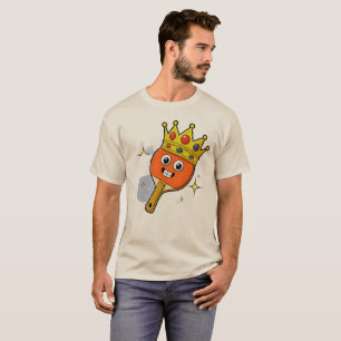 Camiseta de Paddle de Tênis de Mesa de Desenho Ani