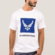 Camiseta de Pai de Militar da Força Aérea dos EUA