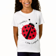 Camiseta de pai Ladybug Raparigas Cartoon T-Shirt