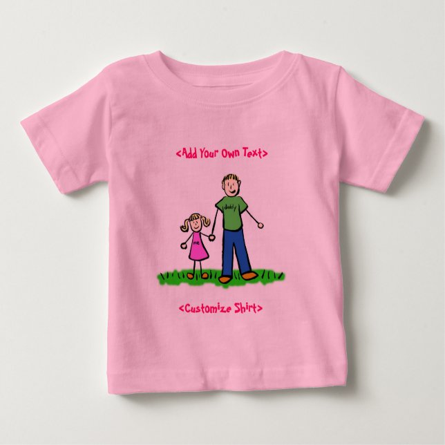 Camiseta de pai (loira) (Frente)