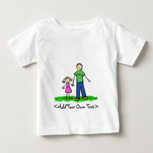 Camiseta de pai (loira) (Frente)