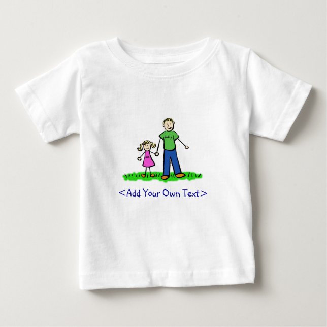 Camiseta de pai (loira) (Frente)