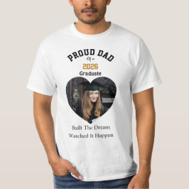 Camiseta de Pai Orgulhoso de Graduado de 2026