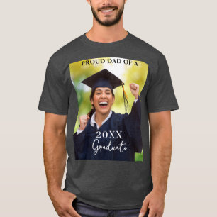 Camiseta de Pai Orgulhoso para Foto de Formatura
