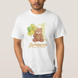 Camiseta de pais de primeiro aniversário Beary