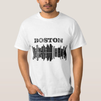 Camiseta de paisagem urbana de Boston