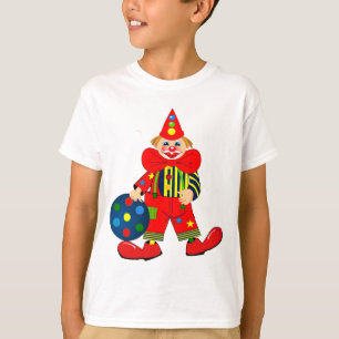 Camiseta de palhaço bonito