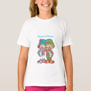 Camiseta de palhaço duplo