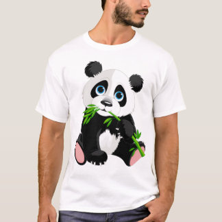 Camiseta de Panda simpática com os animais