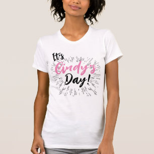Camiseta de Parabéns de Festa Personalizada