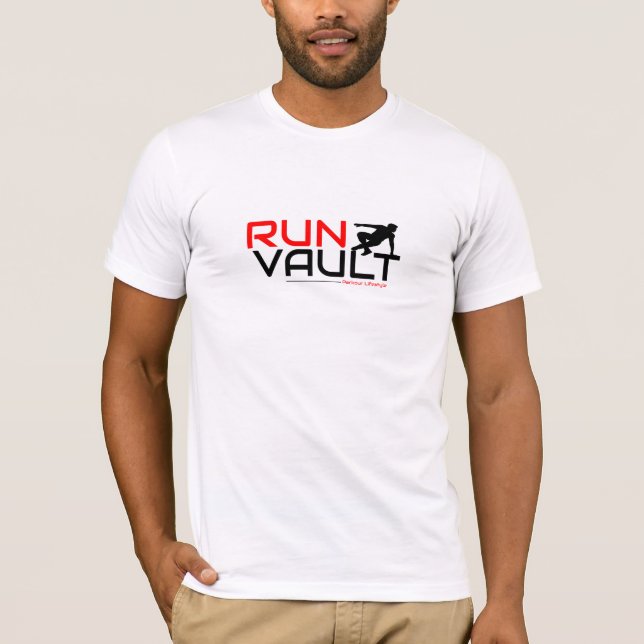 Camiseta de Parkour - Corra. Cofre. (Frente)