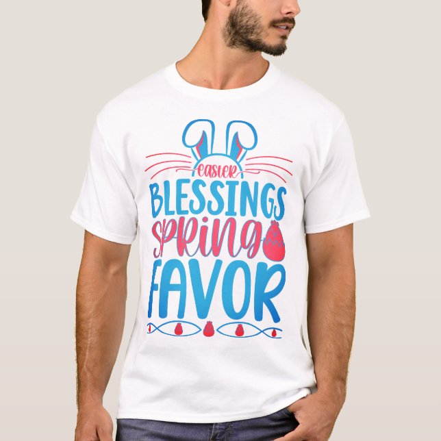 camiseta de Páscoa de bênção (Frente)