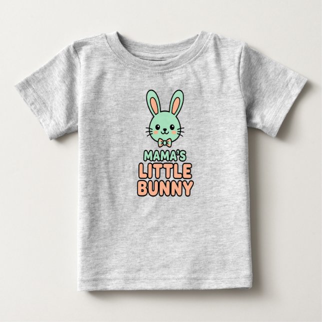 Camiseta de Páscoa do Coelhinho da Mamãe, Roupa de (Frente)