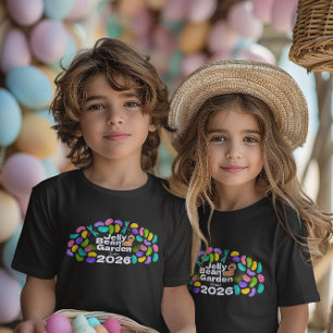 Camiseta de Páscoa Jardim de Festa de Feijão Jelly