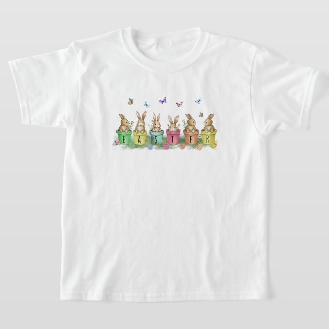 Camiseta de Páscoa para Crianças (Postura )