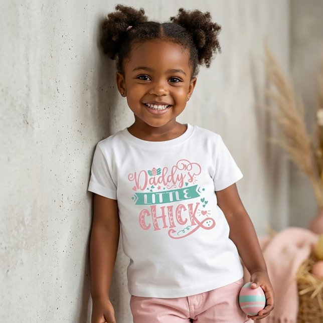 Camiseta de Páscoa para Crianças Daddy Little Chic (Criador carregado)