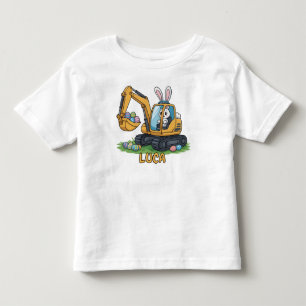 Camiseta de Páscoa para Crianças: Escavador de Ovo