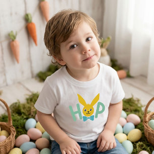 Camiseta de Páscoa para Saltos de coelhinhos