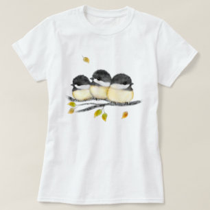 Camiseta de Pássaro Chickadee 