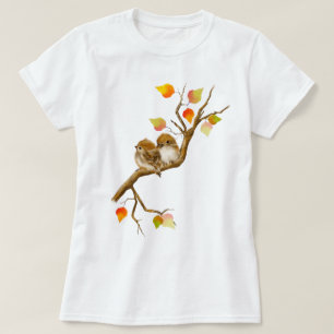 Camiseta de Pássaros Bonitos T