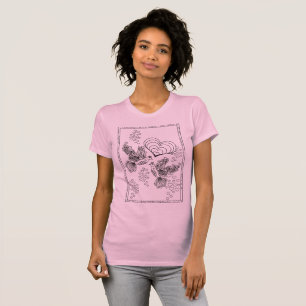Camiseta de Pássaros de Amor