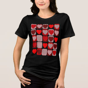 Camiseta de Patchwork do Dia dos Namorados