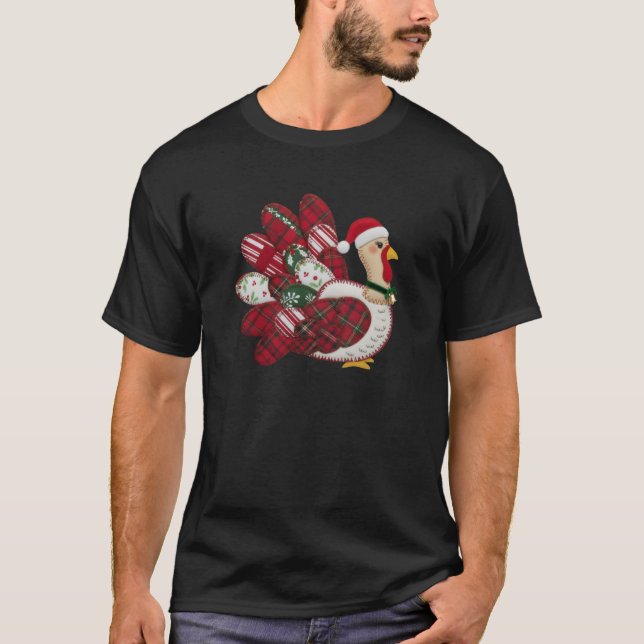 Camiseta de Patchwork do Peru de Natal (Frente)