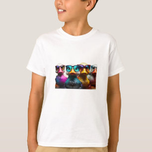 camiseta de patos engraçados para T-Shirt infantil