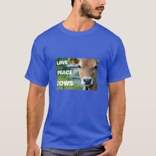 Camiseta de Paz de Amor (escuro)