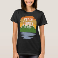De Peach County Georgia Vintage Sunset