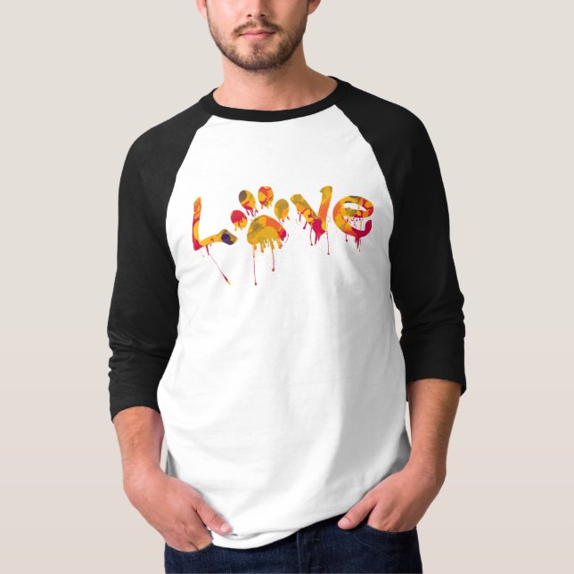 Camiseta de Pegada de Pata (Frente)