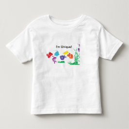 Camiseta de peixe com Síndrome de Down Sou Única!