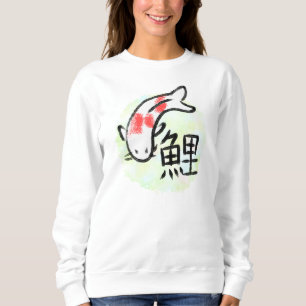 Camiseta de Peixe Koi com Kanji