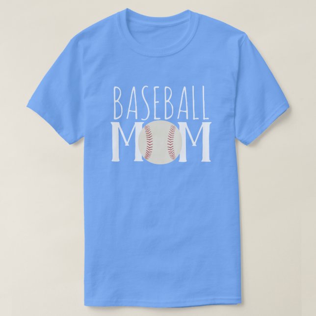 Camiseta de Pequena Folha de Baseball Mãe Unisex (Frente do Design)