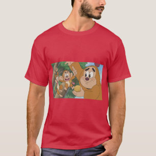 Camiseta de Personagem de Desenho Animado Divertid
