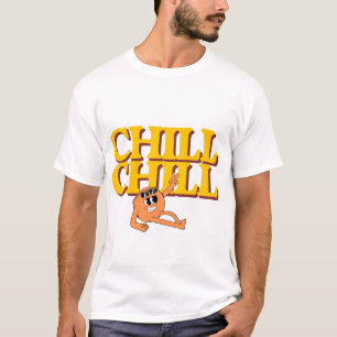 Camiseta de Personagem de Desenho Animado Retrô Ch