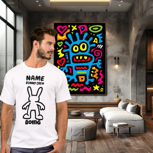 Camiseta de Personagem Funny Bunny – Equipe Person