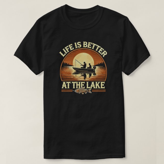 Camiseta de Pesca (Frente do Design)