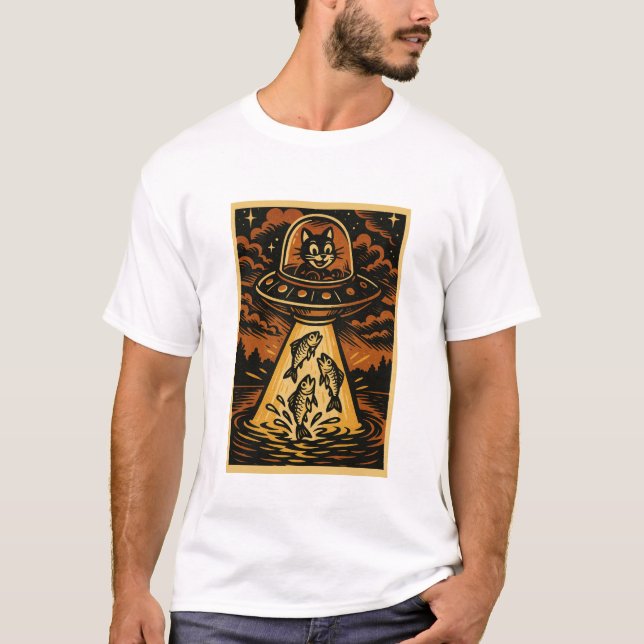 Camiseta de Pesca de Gato (Frente)
