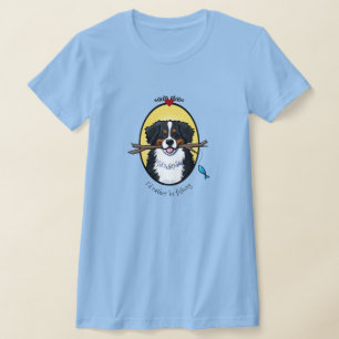 Camiseta de Pesca do Cão de Montanha Bernês KiniAr
