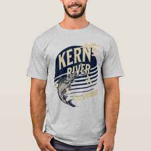 Camiseta de Pesca do Rio Kern Califórnia – An Vint