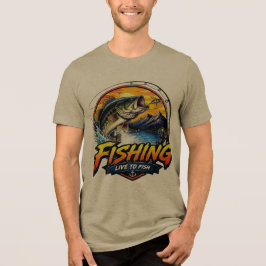 Camiseta de Pesca Masculina 