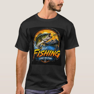 Camiseta de Pesca Masculina 