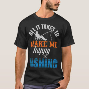 Camiseta de Pesca Masculina, Camisa de Pesca Engra