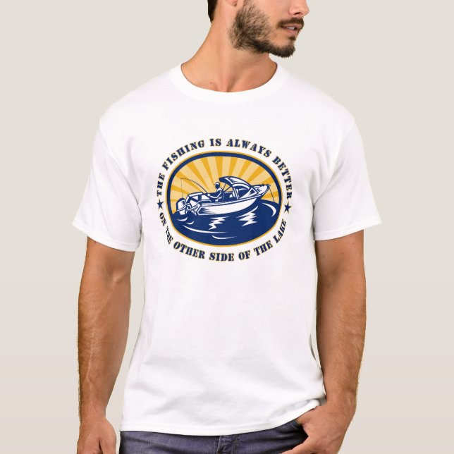Camiseta de Pescador Masculina (Frente)