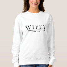 Camiseta de pescoço de cabra Hubby para casal recé