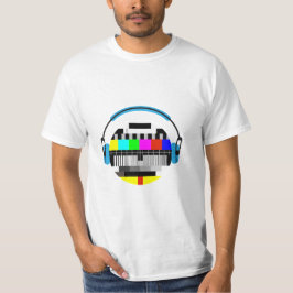Camiseta de piada de cartão de ensaio para homens