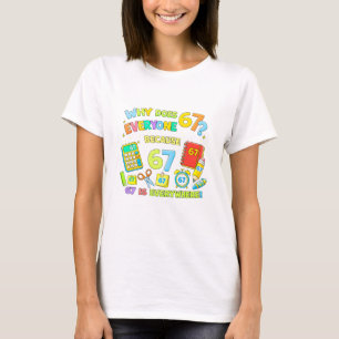 Camiseta de Piada de Números de Matemática Diverti