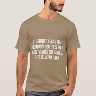 Camiseta de piadas irônicas engraçadas e de mau hu